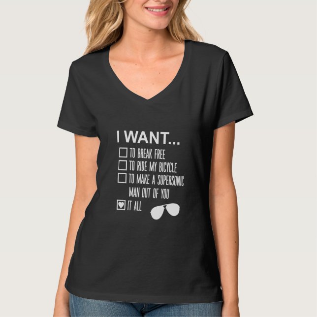 Ich Wollte, frei zu brechen, um mein Fahrrad zu fa T-Shirt (Vorderseite)
