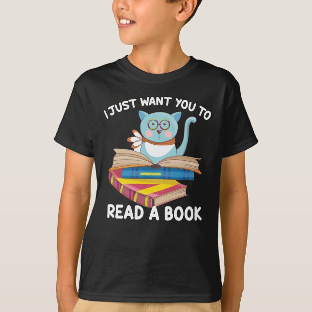 Ich Wollte gerade ein Buch lesen T-Shirt (Vorderseite)