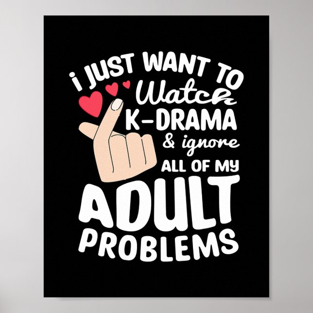 Ich Wollte gerade, K Drama Oppa sehen Poster (Vorne)