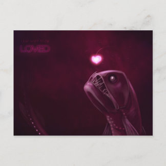 Ich wollte gerade, LOVED zu werden Postkarte