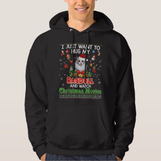 Ich Wollte gerade, meine Ragdoll-Katze zu umarmen  Hoodie