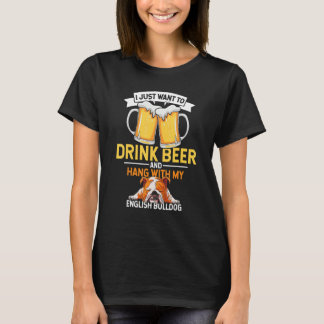 Ich Wollte gerade mit meinem Englisch Bier und Han T-Shirt
