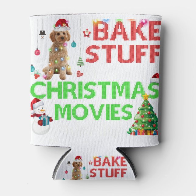 Ich wollte gerade, Weihnachtsfilme Cockapoo zu seh Dosenkühler (Vorderseite)