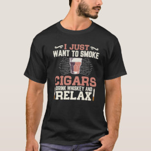 Ich Wollte gerade zu rauchen Zigarren Funny Cigar T-Shirt