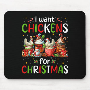 Ich Wollte Hühner zu Weihnachten Kaffee Cups Lover Mousepad