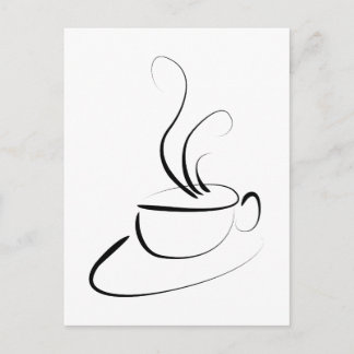Ich Wollte Kaffee Postkarte