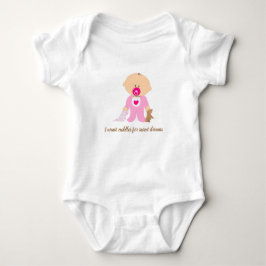 Ich wollte Kuscheln für süße Träume Baby Strampler
