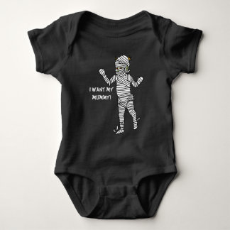 Ich wollte meine Mumie Baby Strampler
