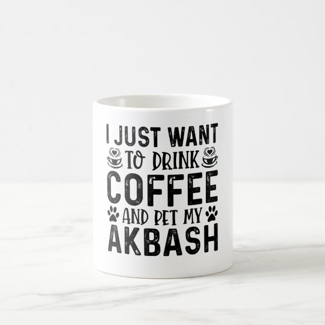 Ich Wollte, meinen Akbash zu trinken Kaffeetasse (Mittel)
