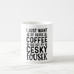 Ich Wollte, meinen Cesky Fousek zu pflücken Kaffeetasse