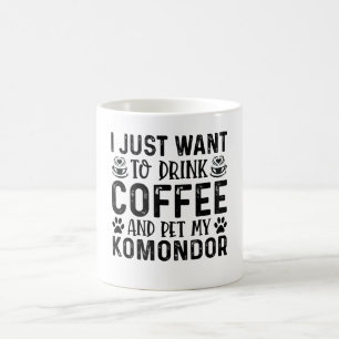 Ich Wollte, meinen Komondor zu pflegen Kaffeetasse