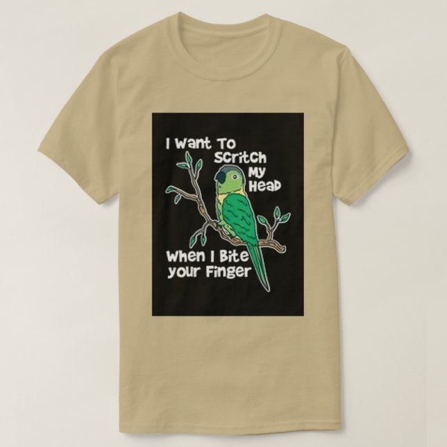 Ich Wollte, meinen Kopfhörervogel zu zerschmettern T-Shirt (Design vorne)