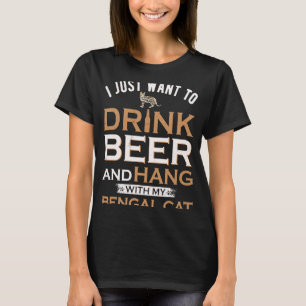 Ich Wollte nur, Bier zu trinken und mit meinem Ben T-Shirt