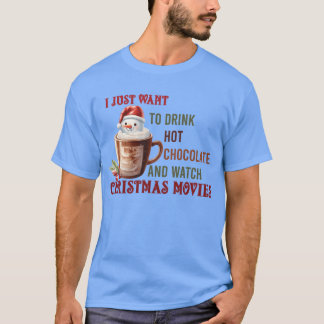 Ich wollte nur heiße Schokolade zu trinken und mir T-Shirt