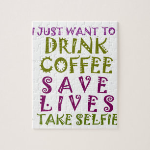 Ich wollte nur Kaffee trinken und nehmen Selftheit