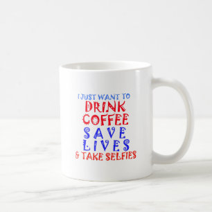 Ich wollte nur, Kaffee zu trinken Kaffeetasse