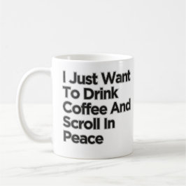 Ich Wollte nur, Kaffee zu trinken, komisch, sarkas Kaffeetasse