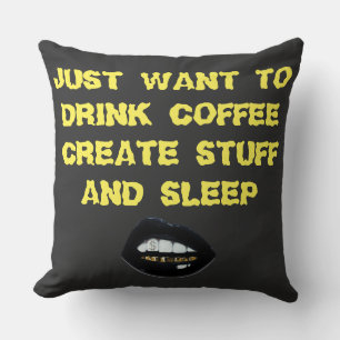 ICH WOLLTE NUR, KAFFEE ZU TRINKEN UND KAFFEE ZU SC KISSEN