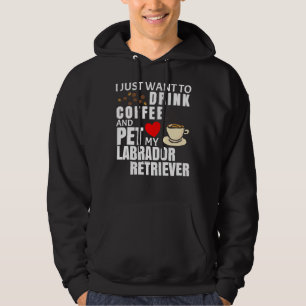 Ich Wollte nur, Kaffee zu trinken und mein Labor z Hoodie