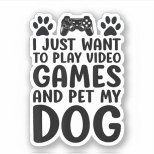 Ich Wollte nur, Videospiele zu spielen und meinen Aufkleber
