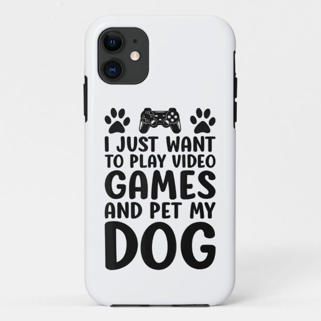 Ich Wollte nur, Videospiele zu spielen und meinen  Case-Mate iPhone Hülle (Rückseite)