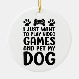 Ich Wollte nur, Videospiele zu spielen und meinen Keramik Ornament
