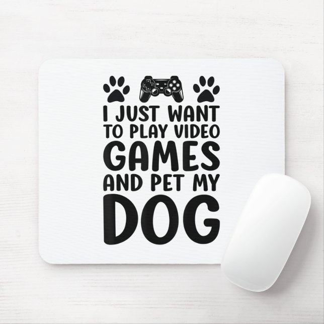 Ich Wollte nur, Videospiele zu spielen und meinen  Mousepad (Mit Mouse)