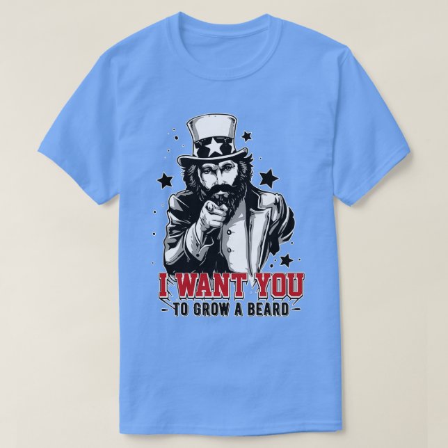 Ich wollte Sie als Bartträger Classic TShirt (Design vorne)
