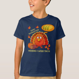Ich wollte Tacos Türkei ERNTEDANK Unisex T-Shirt