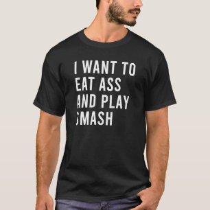 Ich Wollte, um hinten zu essen und spielen Melee S T-Shirt