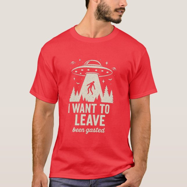 Ich Wollte Verlassen T-Shirt (Vorderseite)