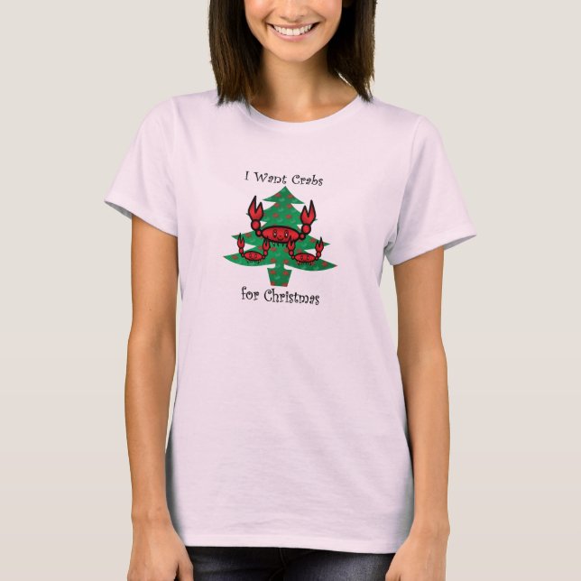 Ich wollte Weihnachtskrippen T-Shirt (Vorderseite)