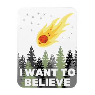 Ich Wollte zu glauben Asteroiden Magnet