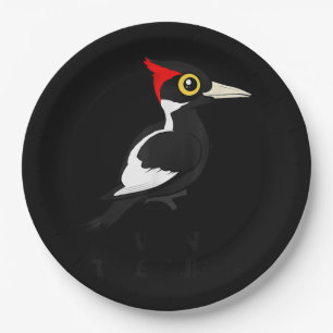 Ich Wollte zu glauben, Elfenbeinspecht Birdorab Pappteller