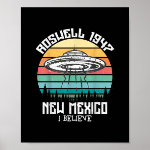 Ich Wollte zu glauben, ich Außerirdischen UFO-Bere Poster