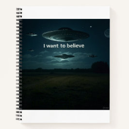 Ich wollte zu glauben notizbuch