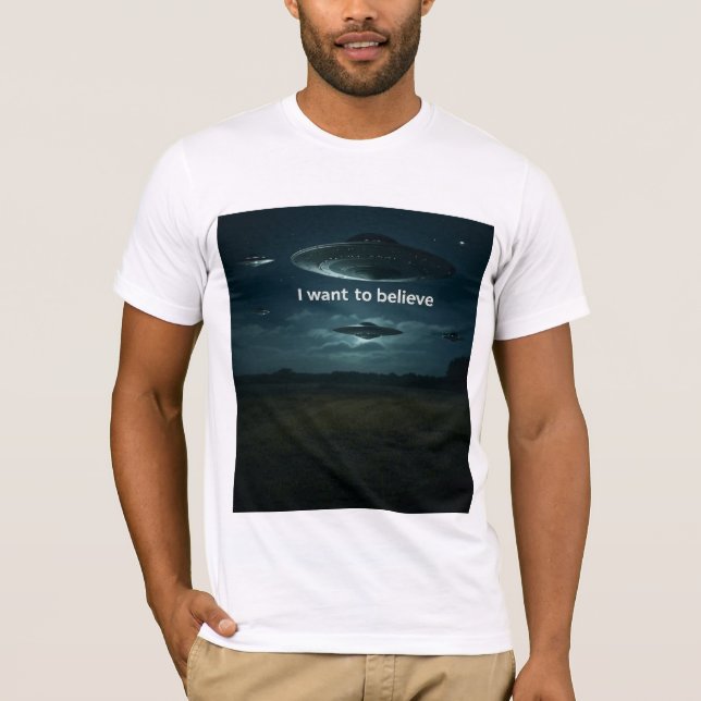 Ich wollte zu glauben T-Shirt (Vorderseite)