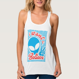 Ich Wollte zu glauben, Tank Top
