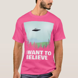Ich Wollte zu glauben, X-Files Poster Fan Art T-Shirt