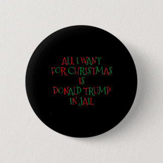 Ich Wollte zu Weihnachten ist Donald Trump im Gefä Button