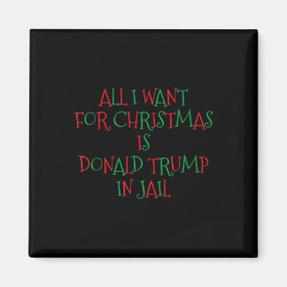 Ich Wollte zu Weihnachten ist Donald Trump im Gefä Magnet