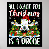 Ich Wollte zu Weihnachten ist ein Drohne Weihnacht