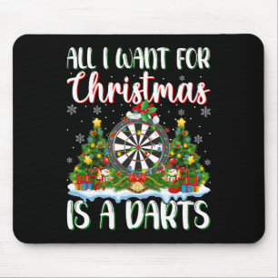 Ich Wollte zu Weihnachten ist ein dunkles Weihnach Mousepad