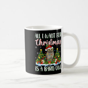 Ich Wollte zu Weihnachten ist ein Stall Owl Bird W Kaffeetasse