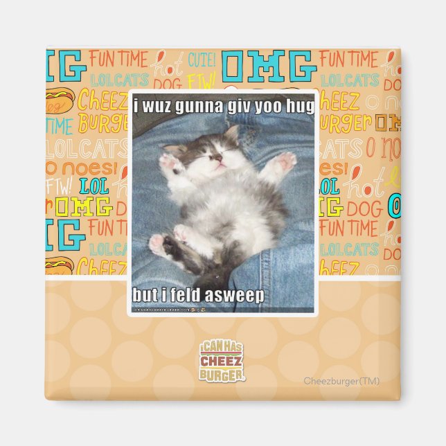 Ich wuchs gunna giv yoo hug magnet (Vorne)