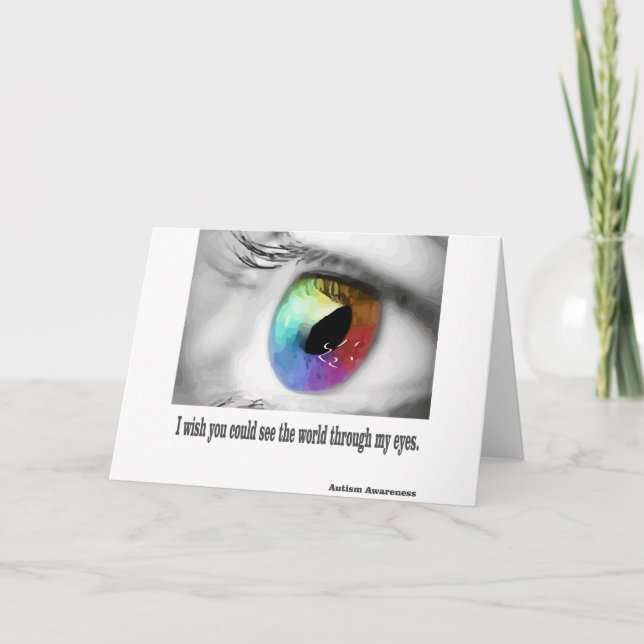 Ich wünsche, dass Sie sehen konnten Karte (Vorderseite)