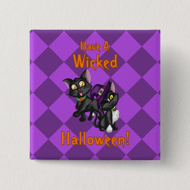 Ich wünsche dir ein geiles Halloween! Button (Vorderseite)