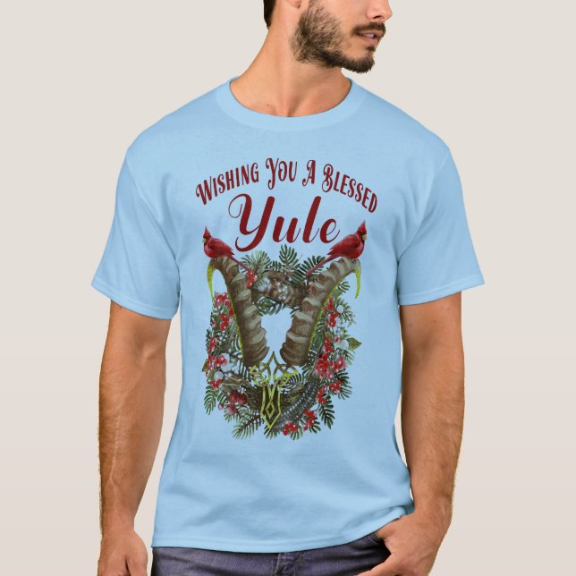 Ich wünsche dir ein gesegnetes Weihnachten T-Shirt (Vorderseite)