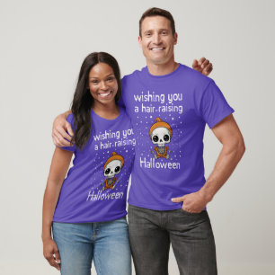 Ich wünsche dir ein haarsträubendes Halloween T-Shirt