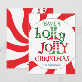 Ich wünsche dir ein heiliges Jolly Weihnachten! Pe Feiertagskarte